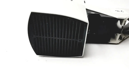White and black leica dm irb inverted microscope lamp housing with 12v 100w halogen and grid-patterned solar panel