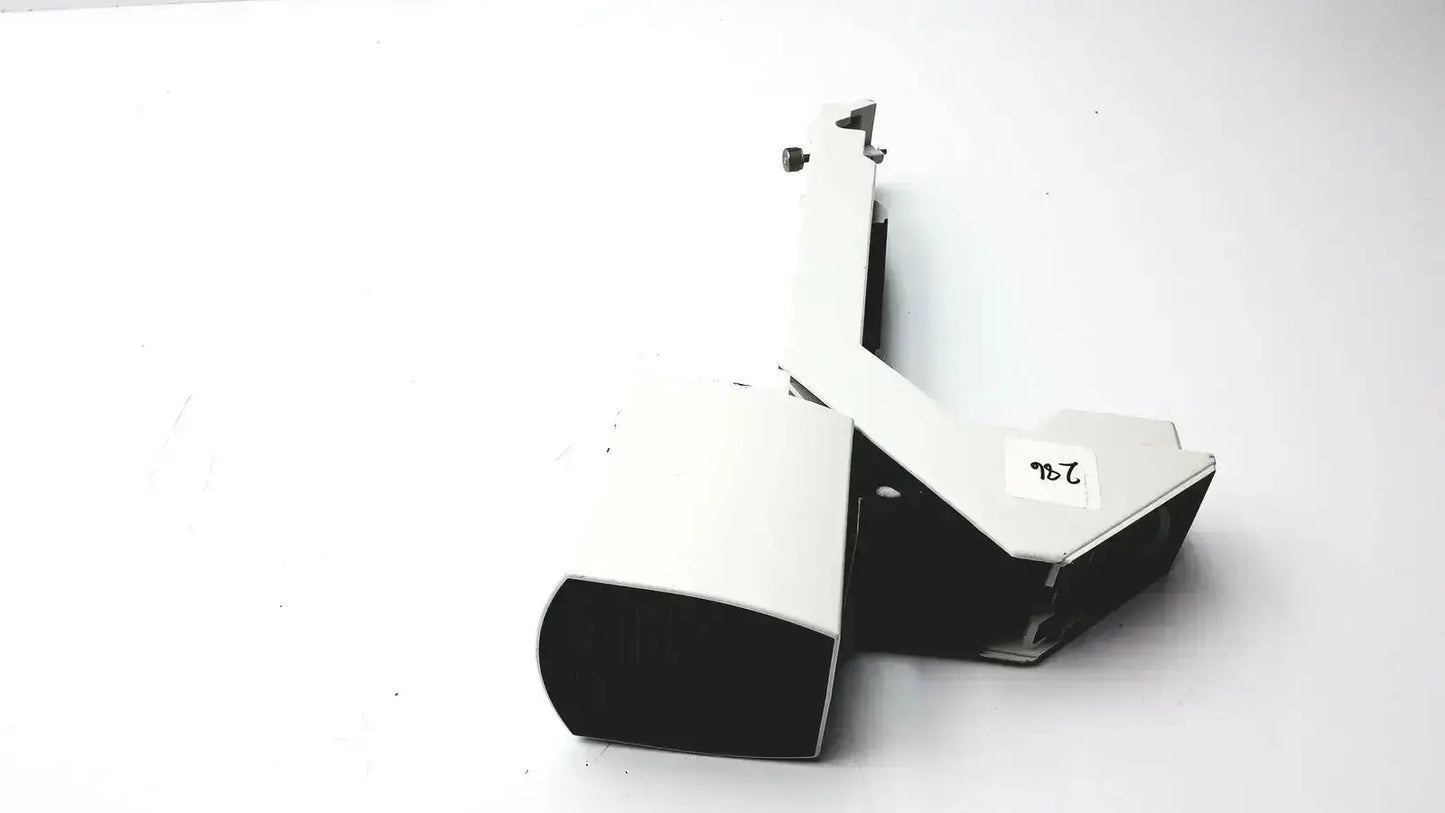 White and black mechanical component with angular design for leica dm irb 12v 100w halogen irb inverted microscope lamp housing