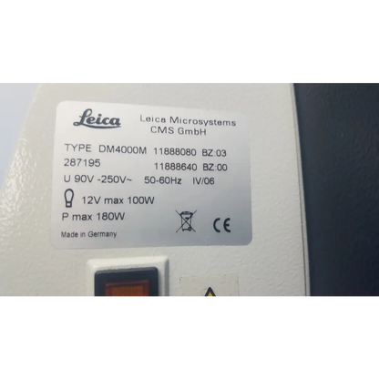 Leica DM4000 Digital Materials Research Microscope