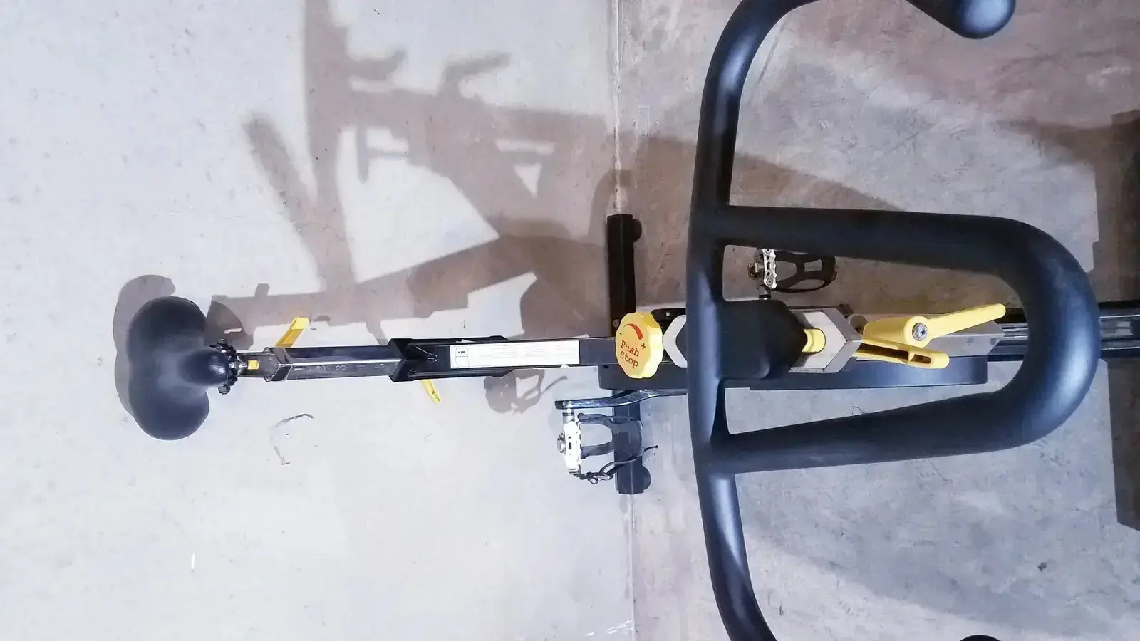 Black and yellow lemond fitness revmaster sport cycling bike model 15700-3 with sleek modern design for indoor exercise