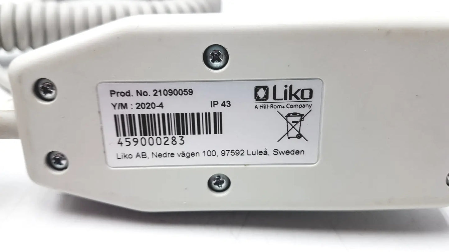 Liko Hill-Rom 21090059 Roll Overhead Hoist 4 Button Handset Controller - Patient Lift