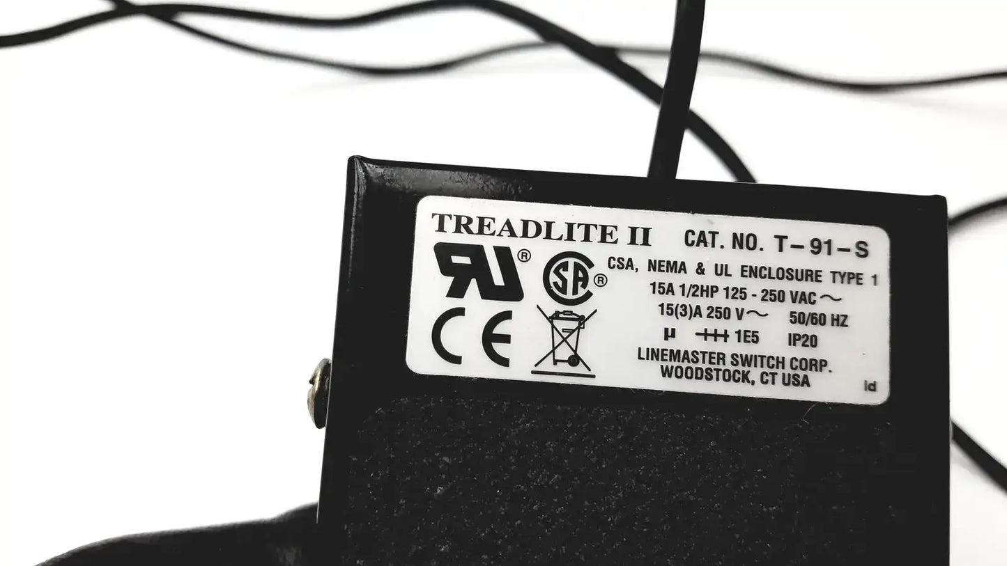 Linemaster Treadlite II Cat No T-91-S - Foot Switch