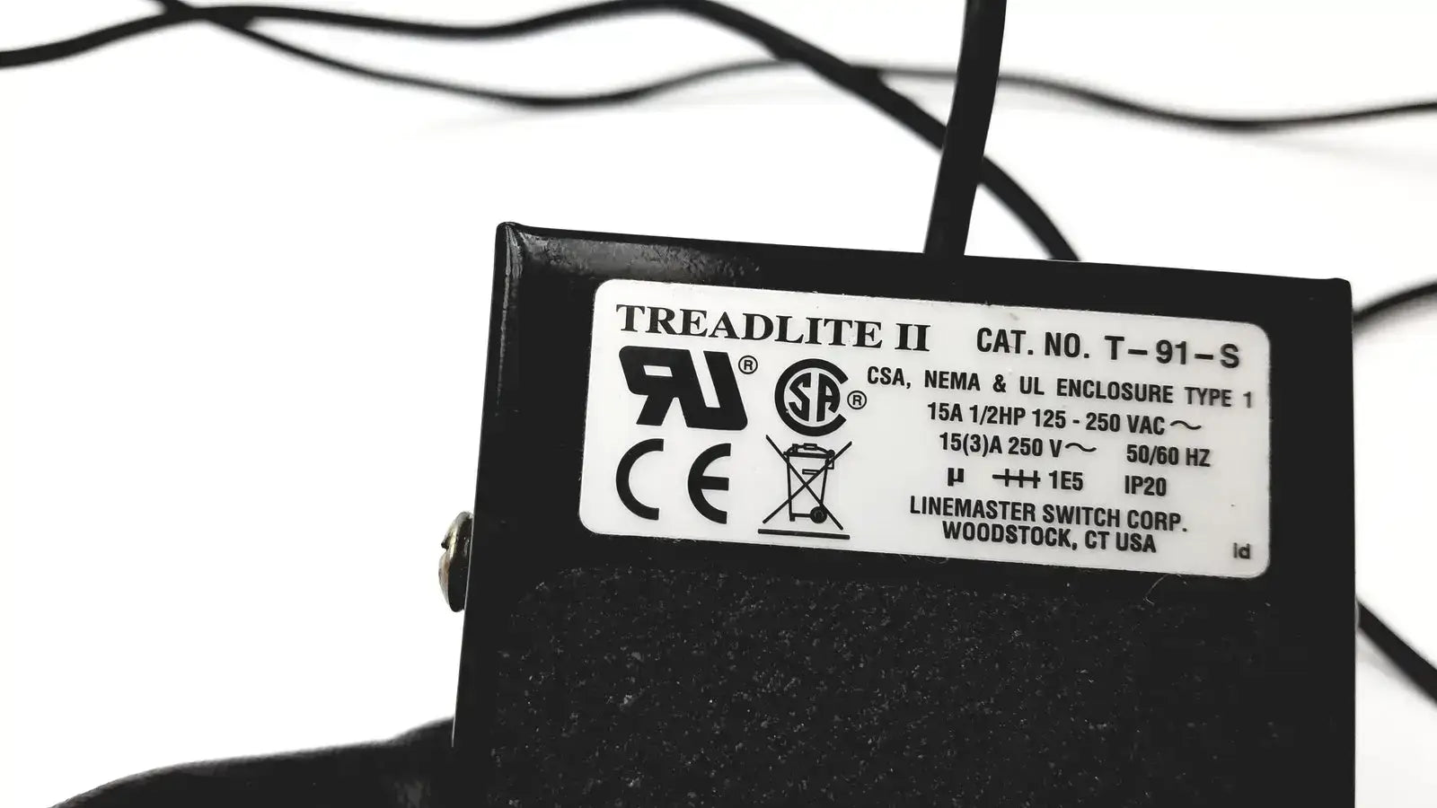 Linemaster Treadlite II Cat No T-91-S - Foot Switch