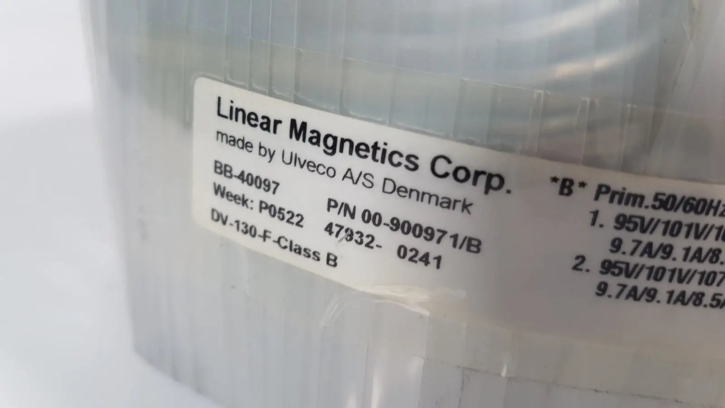 Liner Magnetics Power Transformers BB-40097 P/N 00-900971/B - Transformer