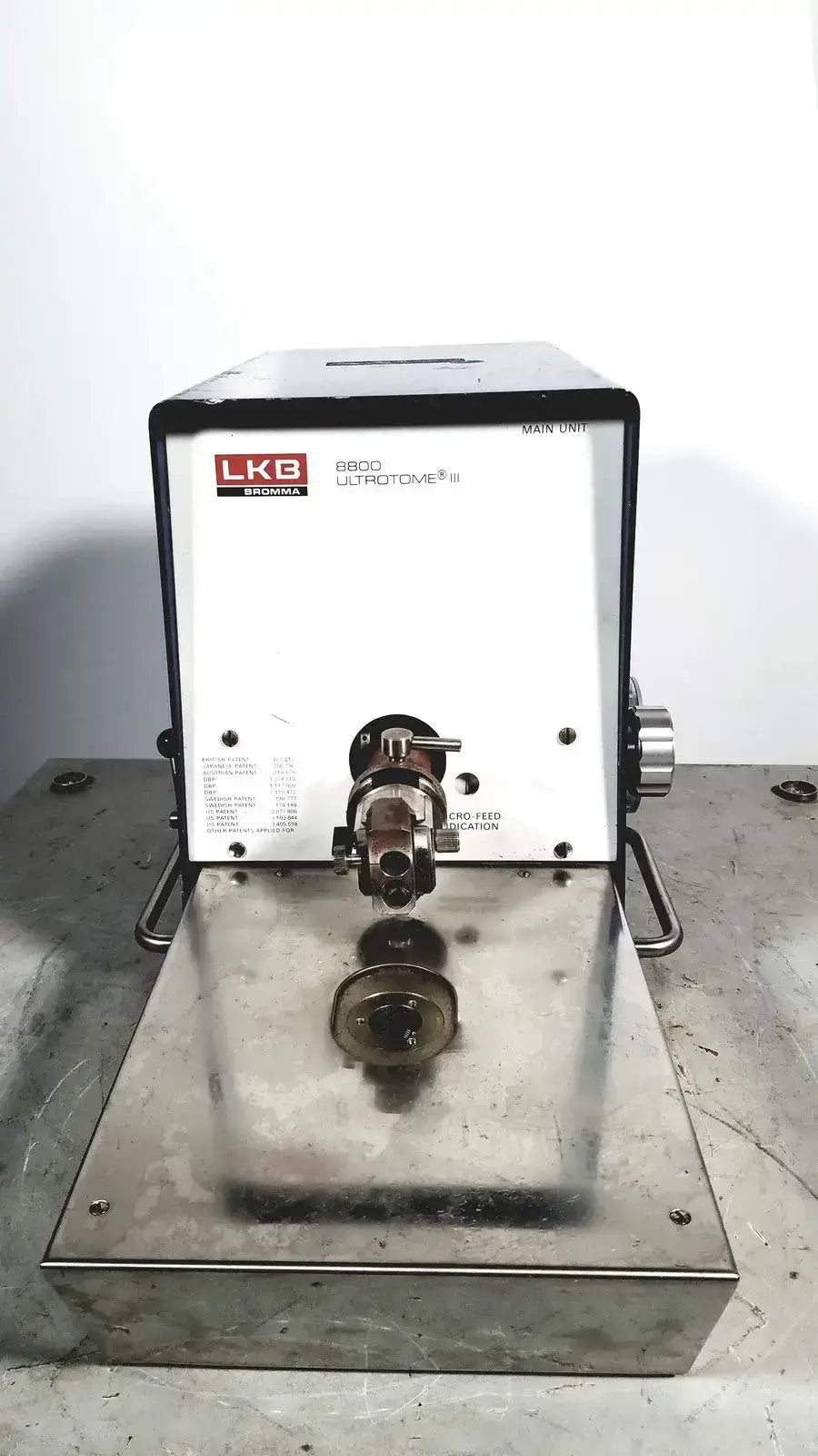 LKB Broma 8800 Ultrotome III Microtome part # 90900161 - Part