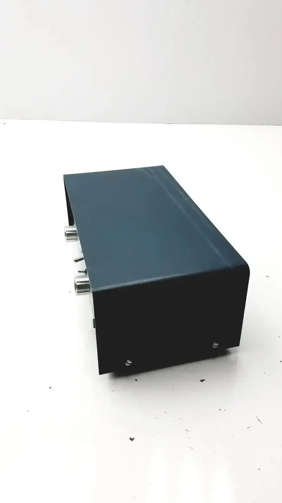Black rectangular lkb cryokit control unit with silver knobs and screws model 14803 serial 288 audio amplifier