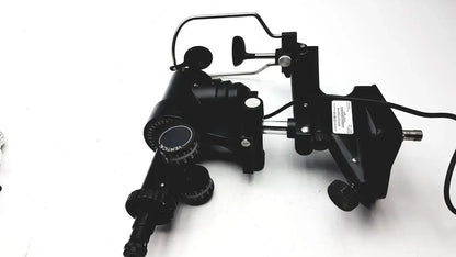 Black metal lombart instrument keratometer model 12515 with adjustable knobs and curved arm for precise eye examination