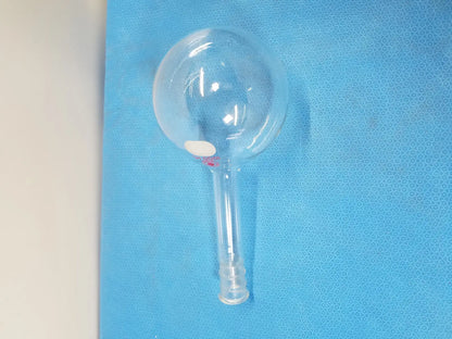 Long Neck Round Bottom Flask – Borosilicate Glass Laboratory Vessel (Vintage) - Glassware
