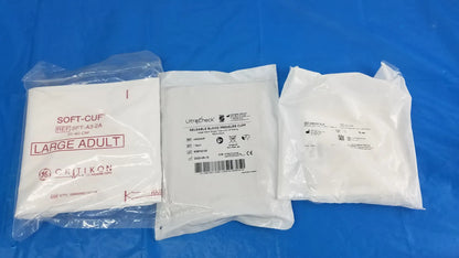 Lot - 3 Critikon Ultracheck and Welch Allyn Disposable Blood Pressure Cuffs