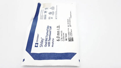 Lot of 10 COVIDIEN 76260 TaperGuard Evac Oral Tracheal Tube Murphy Eye 6mm - Endotracheal