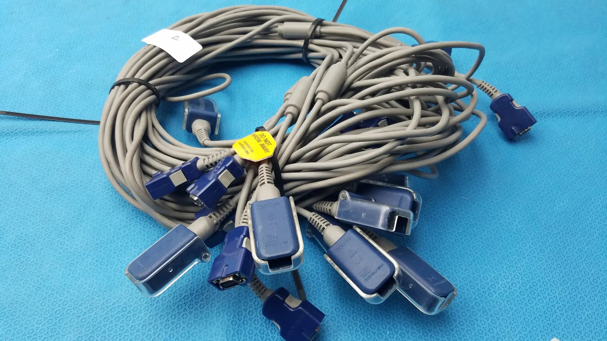 LOT OF 10 GE Nellcor OxiMax SpO2 Interface Cable