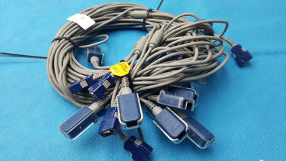 LOT OF 10 GE Nellcor OxiMax SpO2 Interface Cable