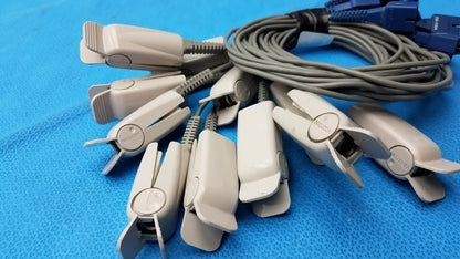Lot of 11 Nellcor DS-100A SpO2 Adult Finger Clip Sensors - Sensor