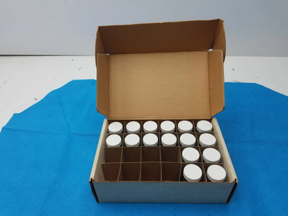 Lot of 16 Scintillation Vials Glass Jar - Vial