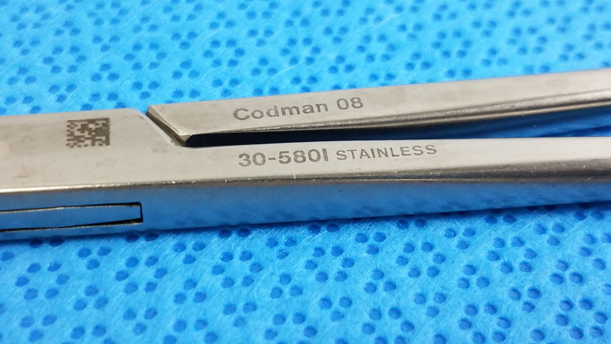 Lot of 2 Codman 30-5801 Straight Ballantine Hysterectomy Forceps