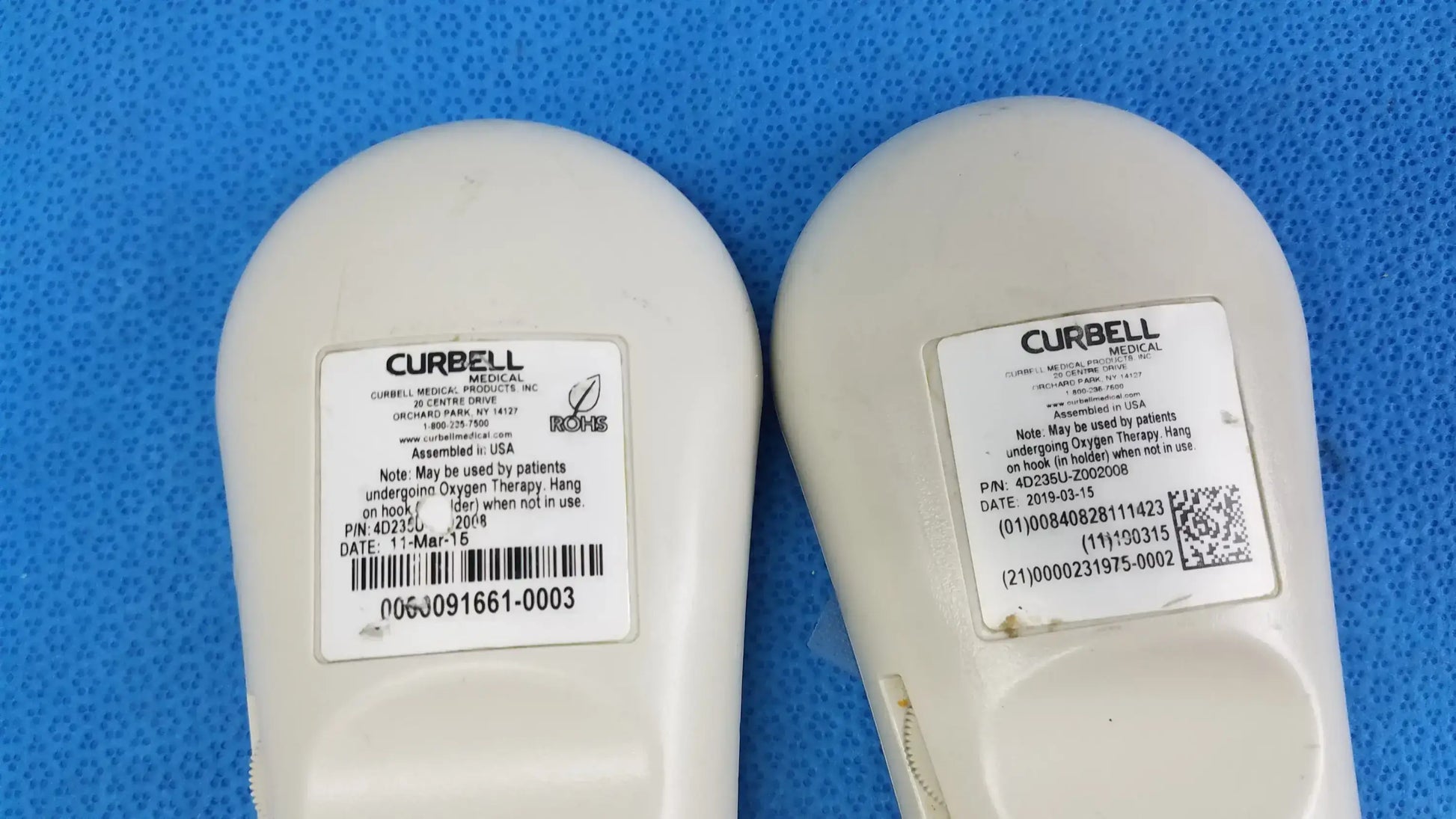 Lot of - 2 Curbell Gen4 Pillow Speaker TV Controller P/N 4D235U-Z002008