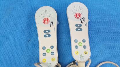 Lot of - 2 Curbell Gen4 Pillow Speaker TV Controller P/N 4D235U-Z002008