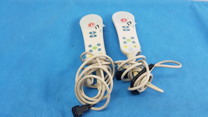 Lot of - 2 Curbell Gen4 Pillow Speaker TV Controller P/N 4D235U-Z002008