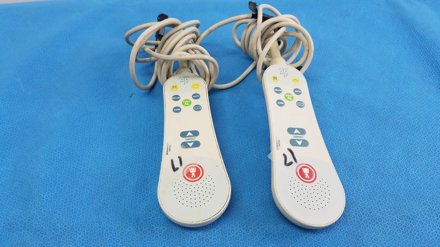 Lot of - 2 Curbell Gen4 Pillow Speaker TV Controller P/N 4D235U-Z002008