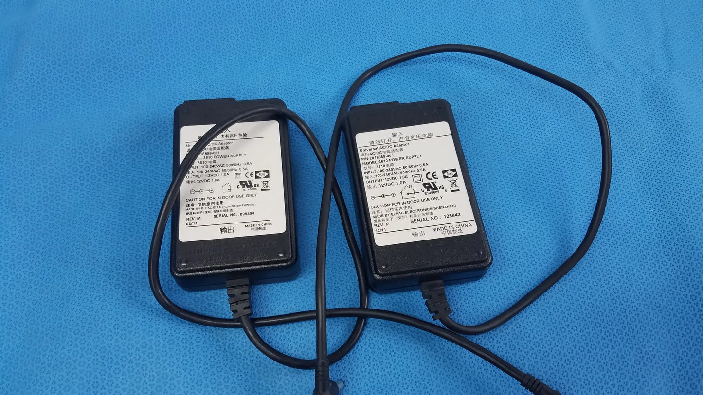 Lot of - 2 Elpac Electronics 3610 Universal AC/DC Adapter Power Supply