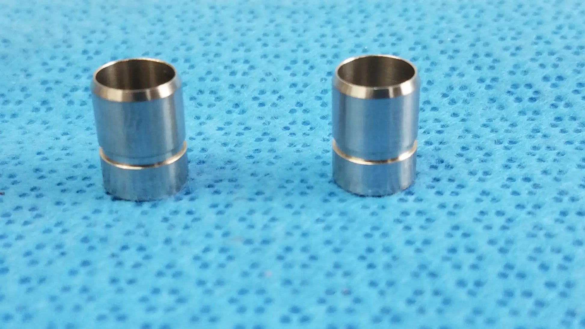 Lot of - 2 Endoscope Light Post Sleeve Adapter for Fiber Cables