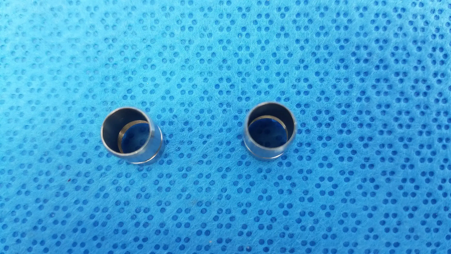 Lot of - 2 Endoscope Light Post Sleeve Adapter for Fiber Cables