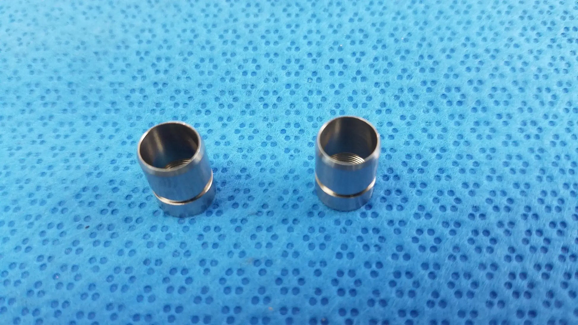 Lot of - 2 Endoscope Light Post Sleeve Adapter for Fiber Cables