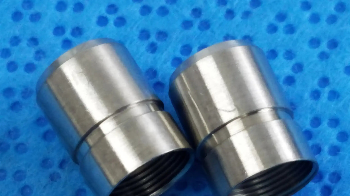Lot of - 2 Endoscope Light Post Sleeve Adapter for Fiber Cables