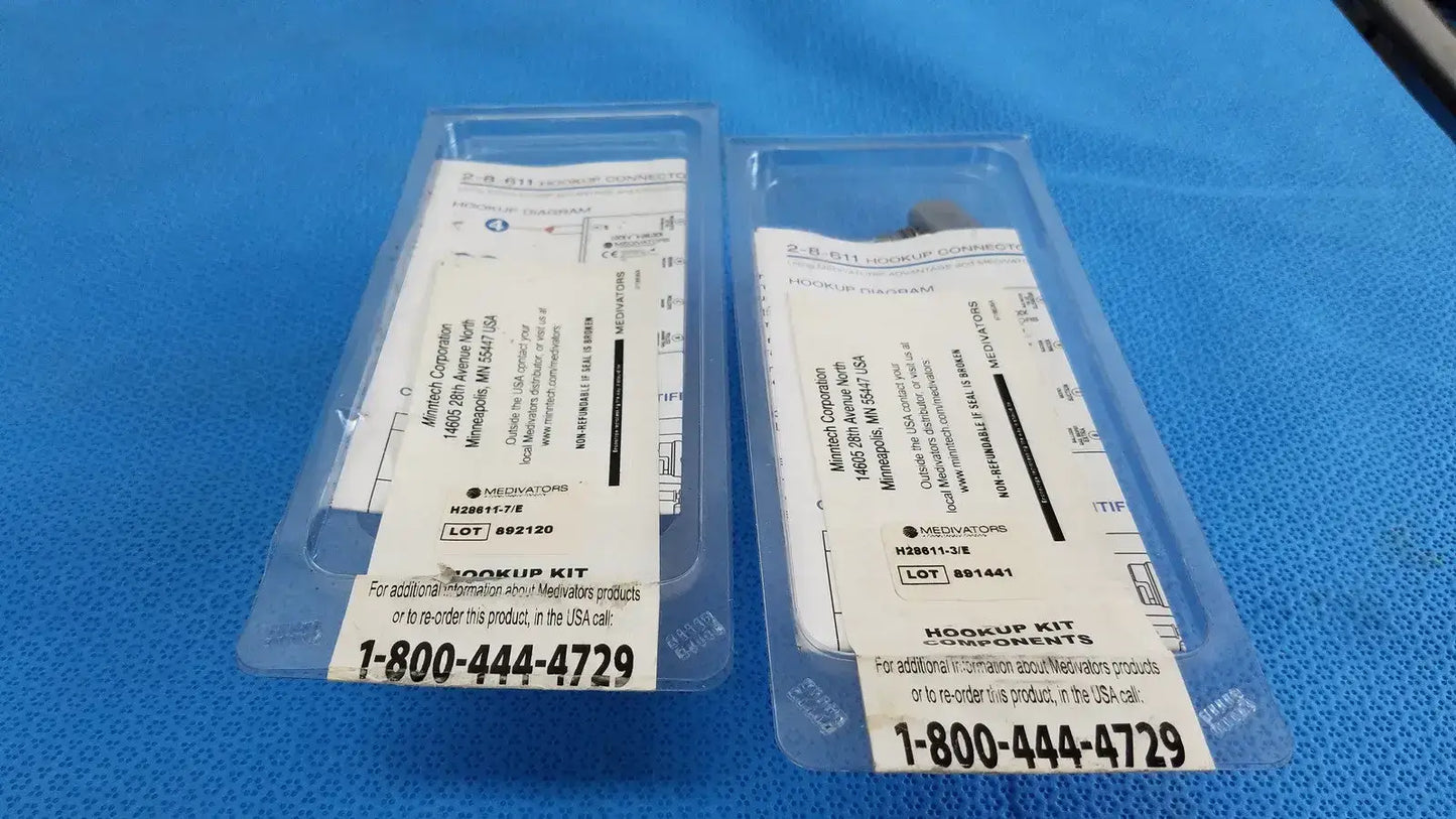 Lot of 2 - Medivators Hookup Kit Component - H28611-3E H28611-7E