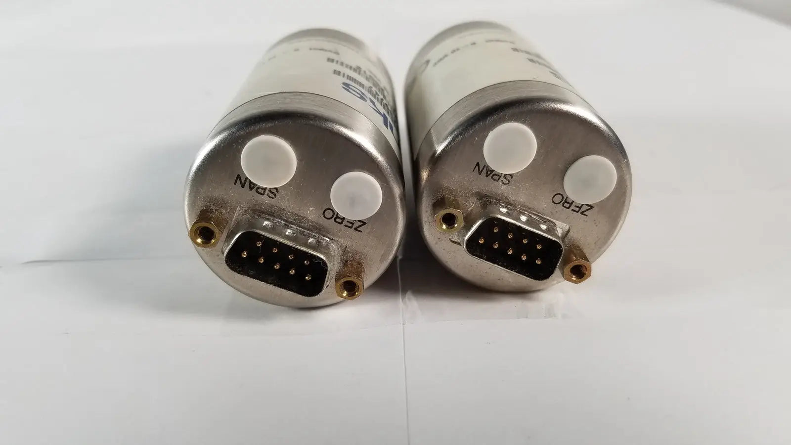 Lot of 2 MKS Baratron Pressure Transducer 722A-25315 200 Torr and 30