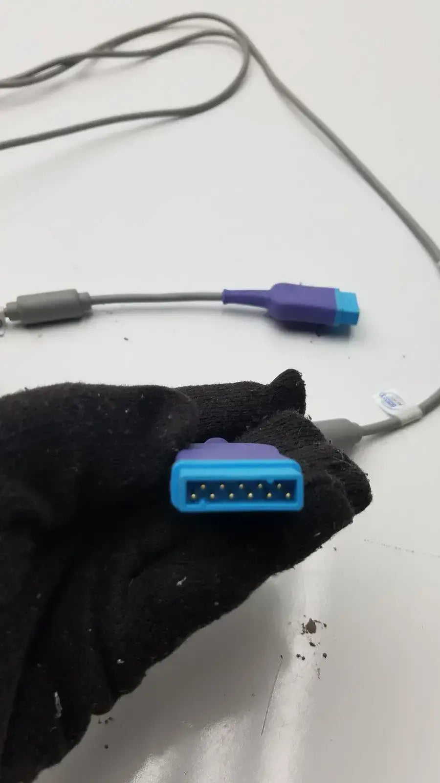 Lot of 2 Nellcor DOC-10 Cable SPO2 Extension Adapter - SpO2