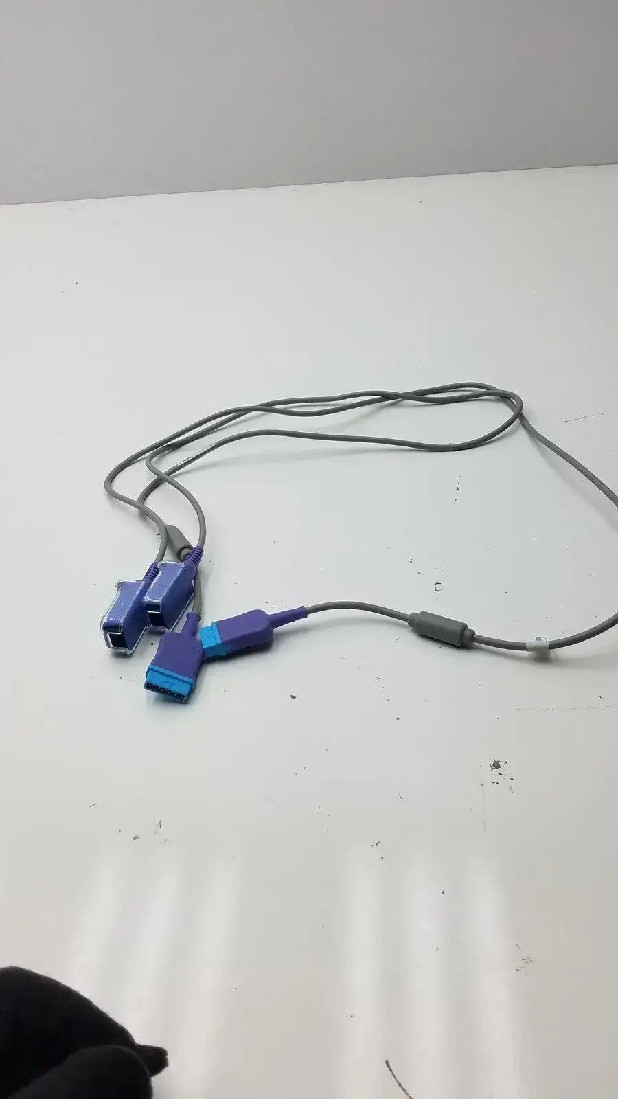 Lot of 2 Nellcor DOC-10 Cable SPO2 Extension Adapter - SpO2