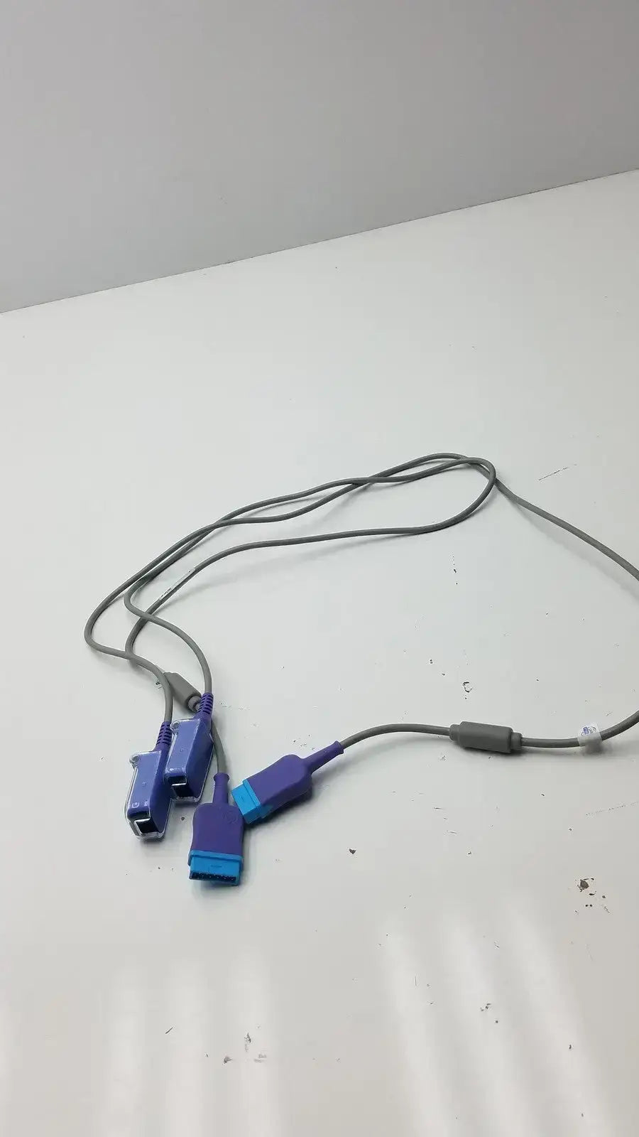 Lot of 2 Nellcor DOC-10 Cable SPO2 Extension Adapter - SpO2