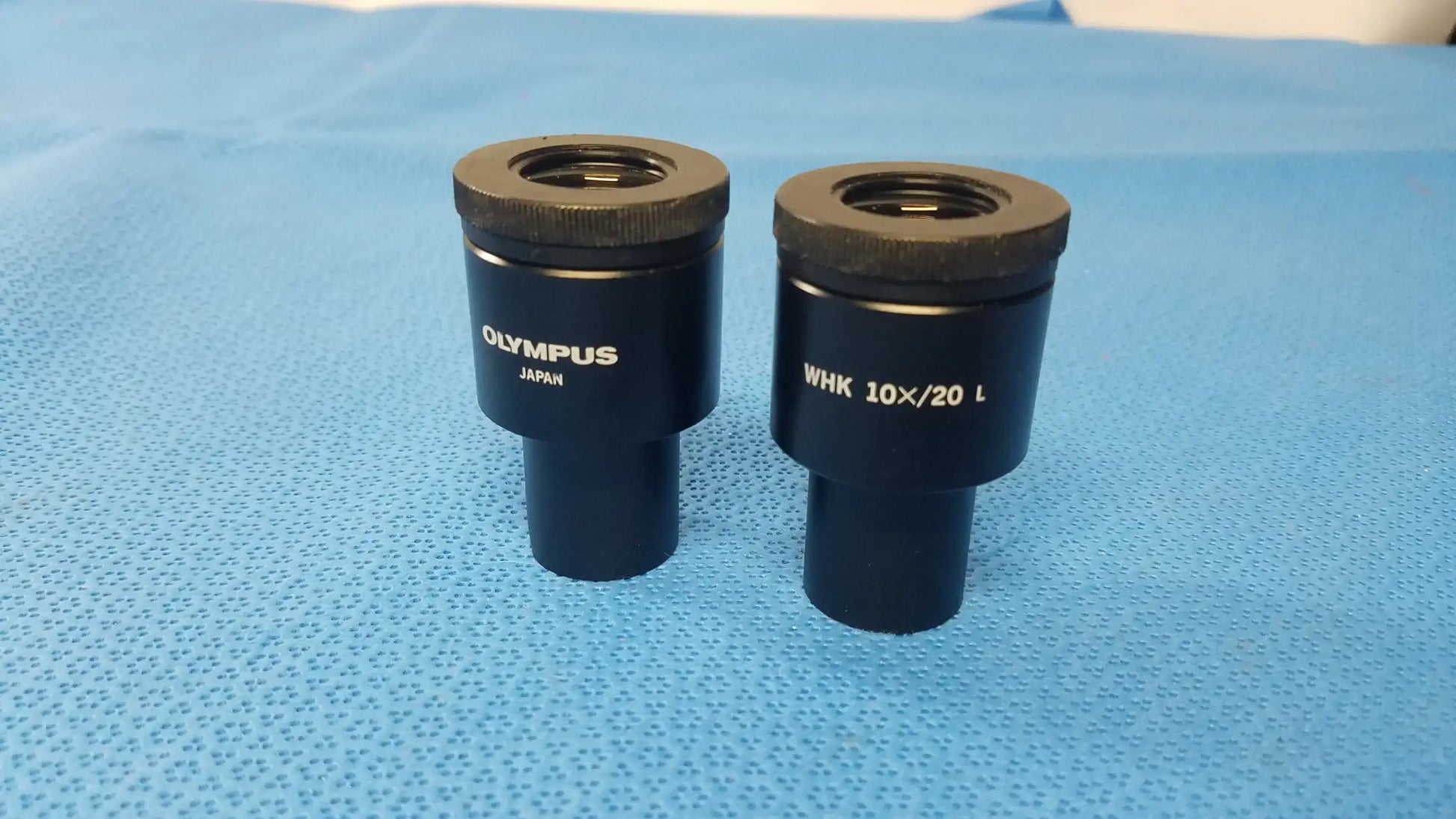 Lot of 2 Olympus WHK10x/20L Microscope Eyepeices