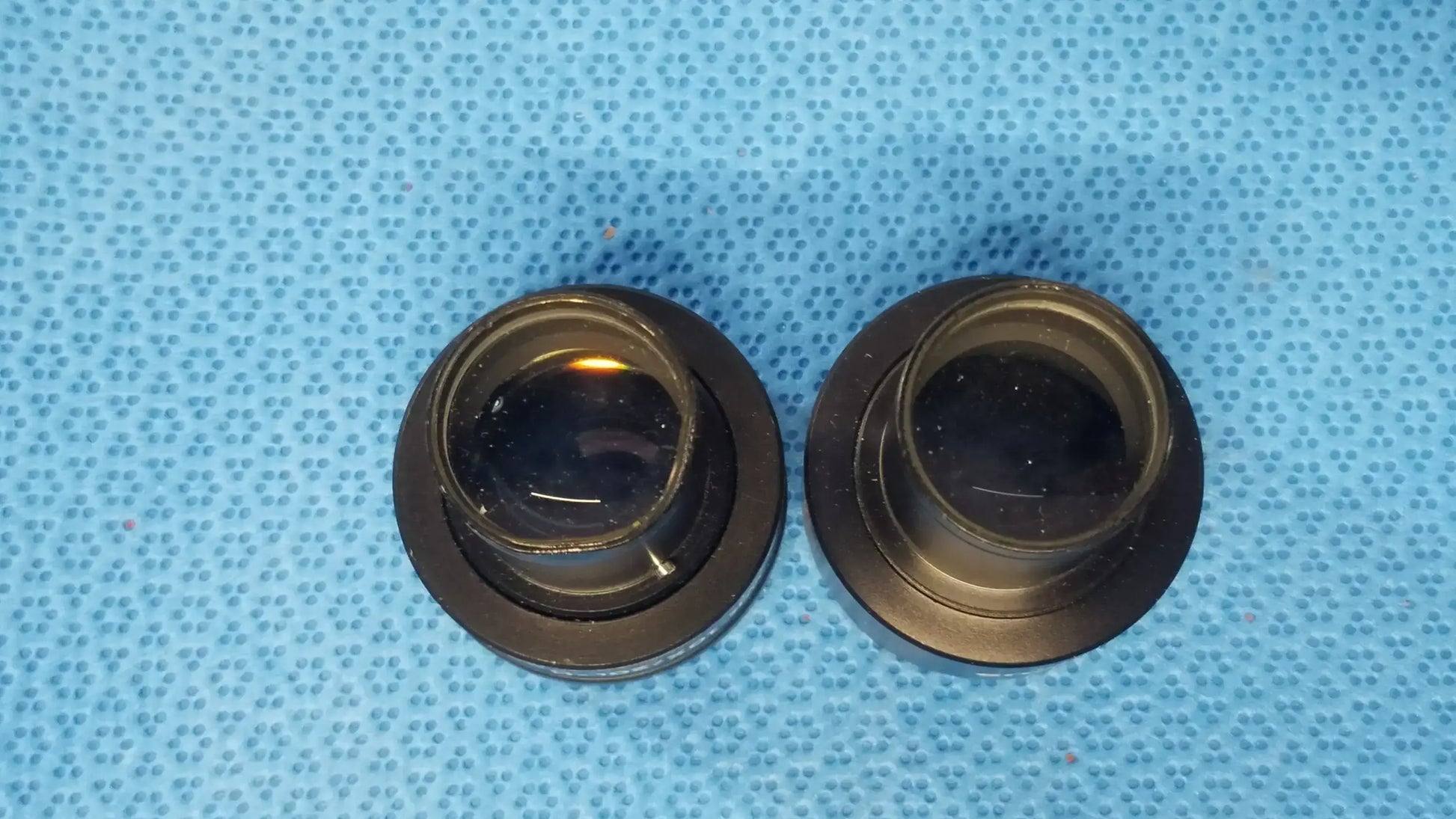 Lot of 2 Olympus WK 10x/20L Microscope Eyepieces