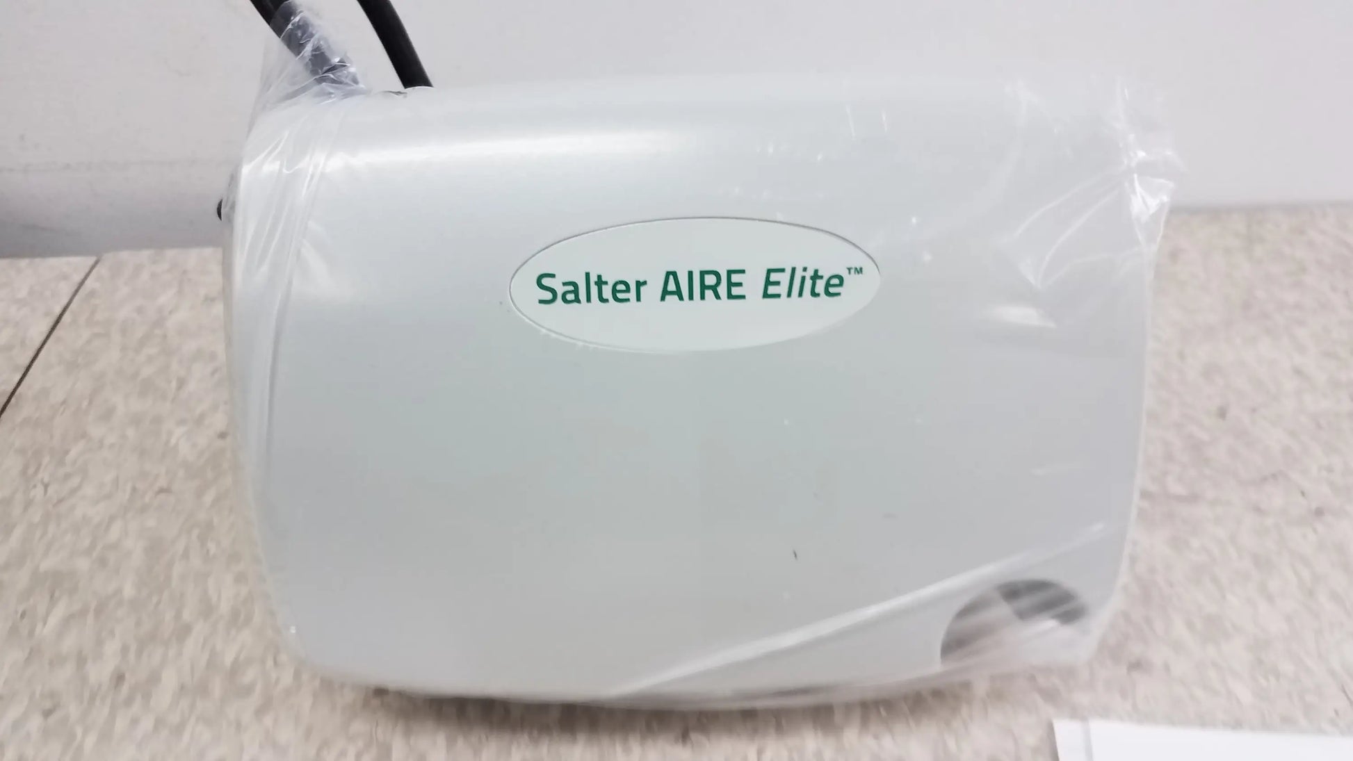 White salter aire elite blood pressure monitor sleek compact plastic casing part of used medical equipment for sale lot lot of 2 nebulizer system
