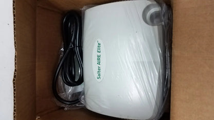 White salter aire elite air purifier with sleek rounded design and black power cord for buy used medical equipment