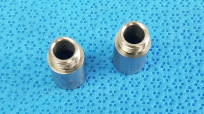 Lot of - 2 Stainless Steel Male to Female Nipple Pipe Fitting Extension - Male‑to‑Female