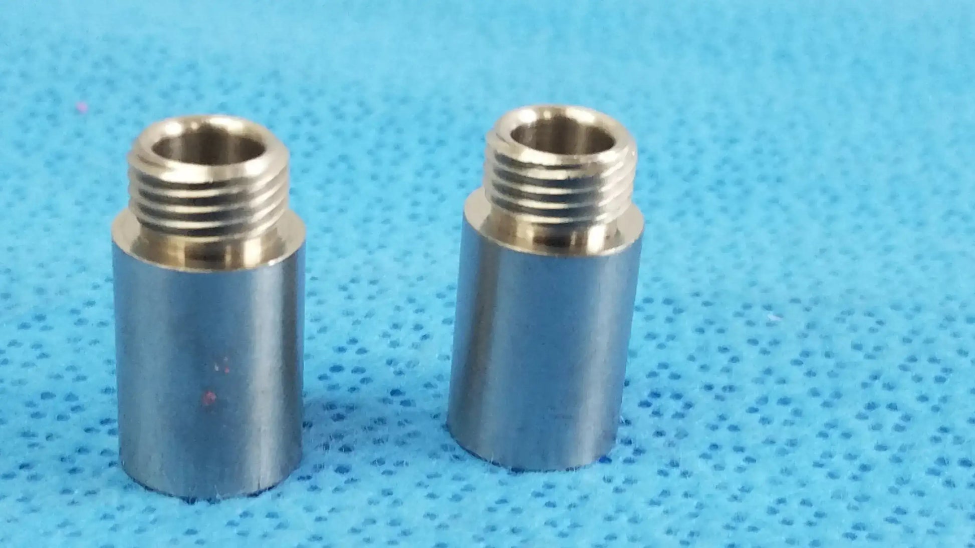 Lot of - 2 Stainless Steel Male to Female Nipple Pipe Fitting Extension - Male‑to‑Female