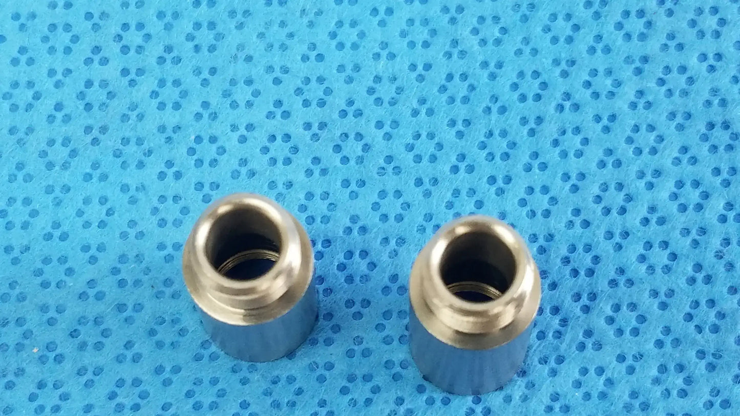 Lot of - 2 Stainless Steel Male to Female Nipple Pipe Fitting Extension - Male‑to‑Female