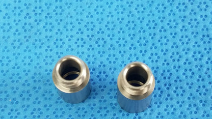 Lot of - 2 Stainless Steel Male to Female Nipple Pipe Fitting Extension - Male‑to‑Female