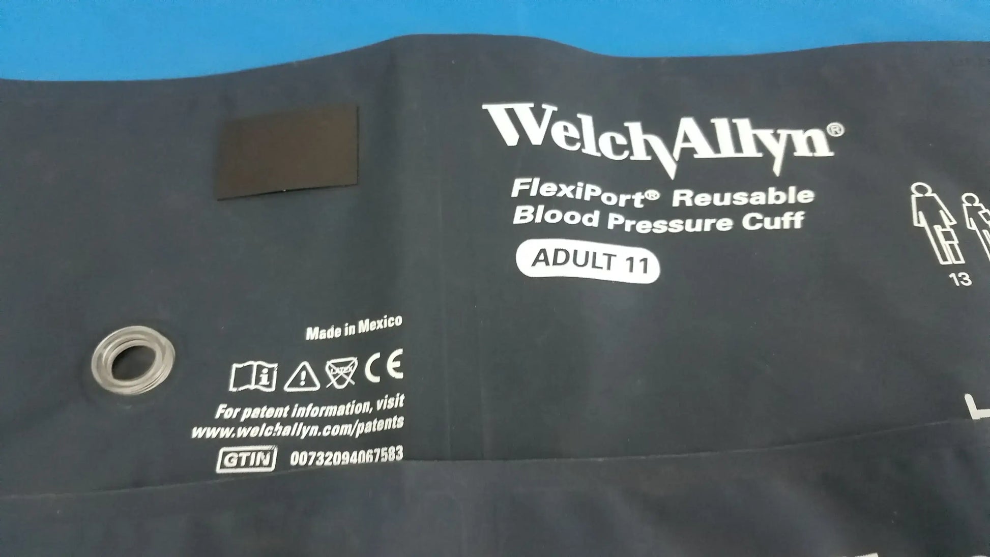 Lot of - 2 Welch Allyn Flexiport Reuseable Blood Pressure Cuff Adult 11 - FlexiPort Reusable