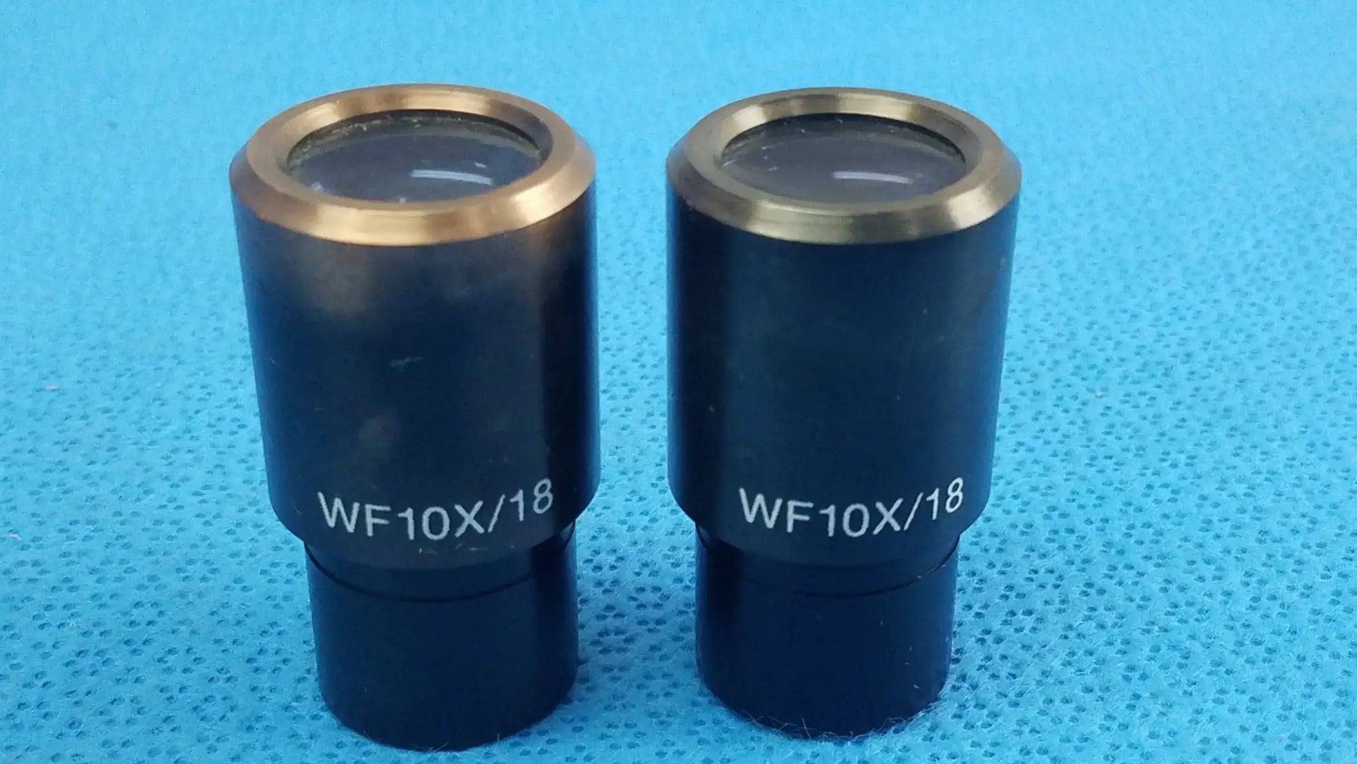 Lot of - 2 WF10X/18 Wide Field Microscope Eyepieces