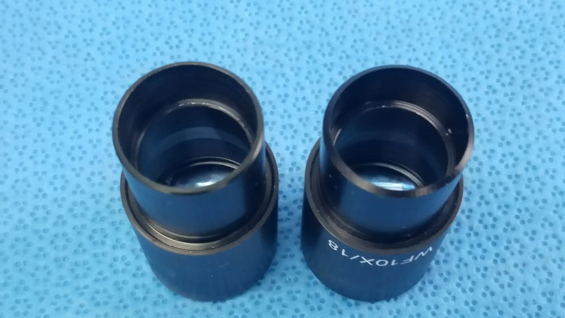 Lot of - 2 WF10X/18 Wide Field Microscope Eyepieces