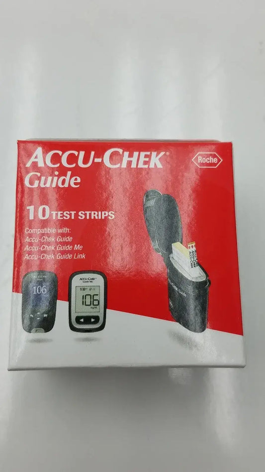 Lot of 3 Accu-Check Guide 10 Teste Strips Exp 2025-10-04 - Glucose Test