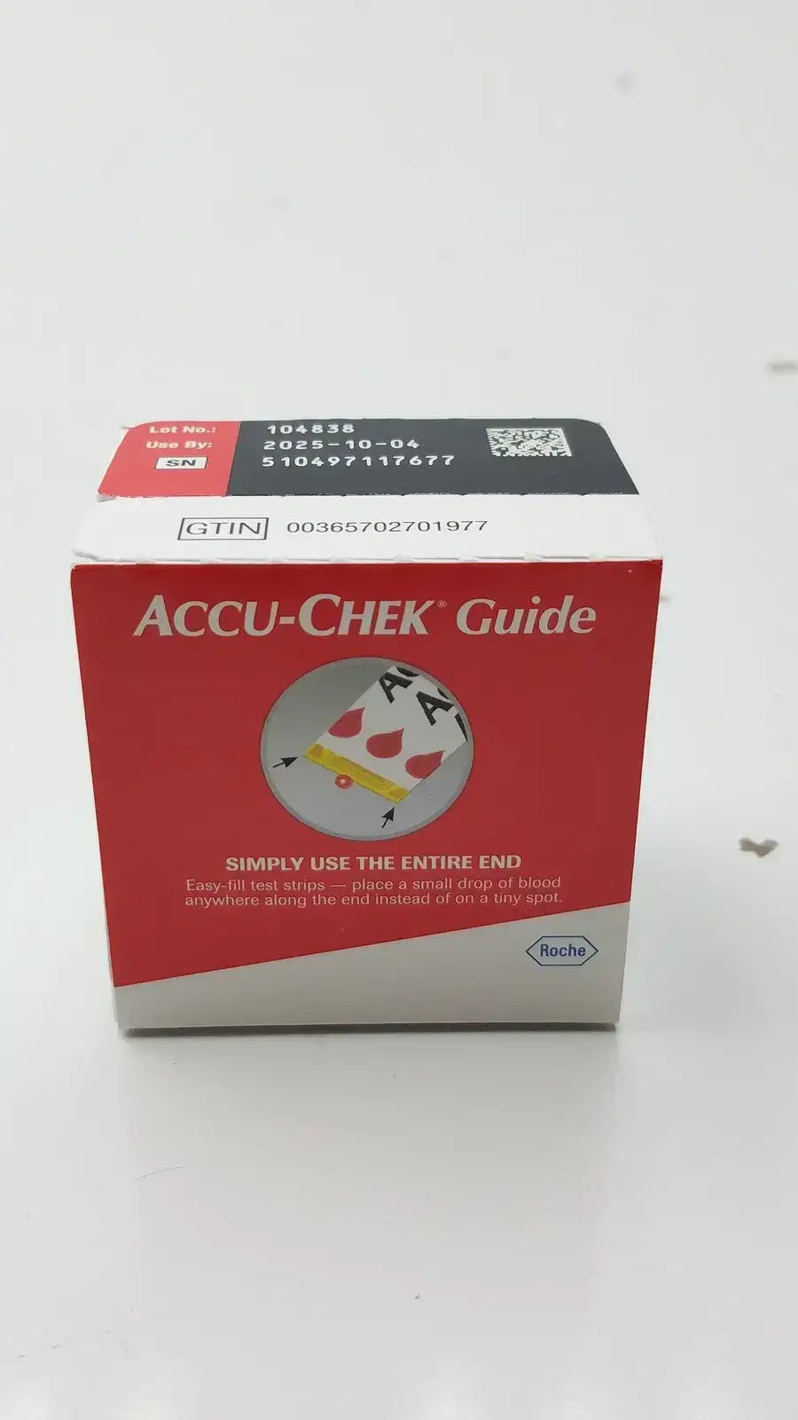 Lot of 3 Accu-Check Guide 10 Teste Strips Exp 2025-10-04 - Glucose Test
