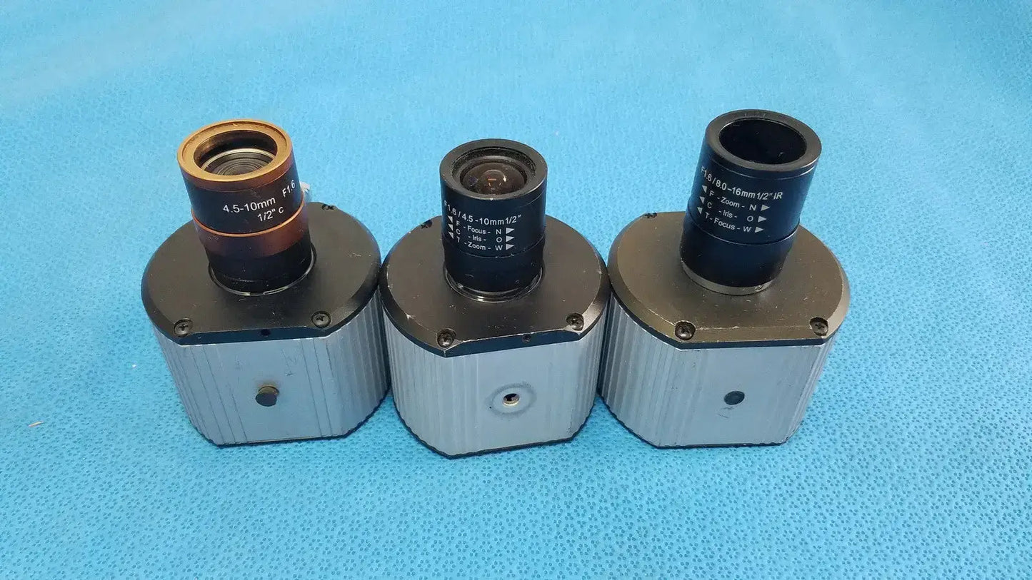 Lot of 3 - Arecont Vision AV5100M AV5105DN MegaVideo IP Camera H.264 PoE