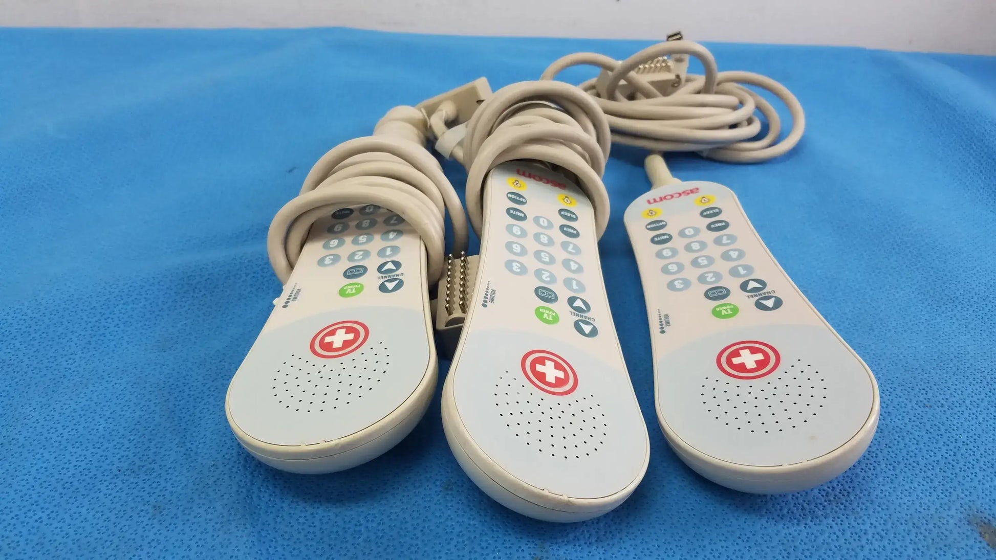 Lot of - 3 Ascom patient pillow Speaker Controller HC-PSPKR-DA-A2