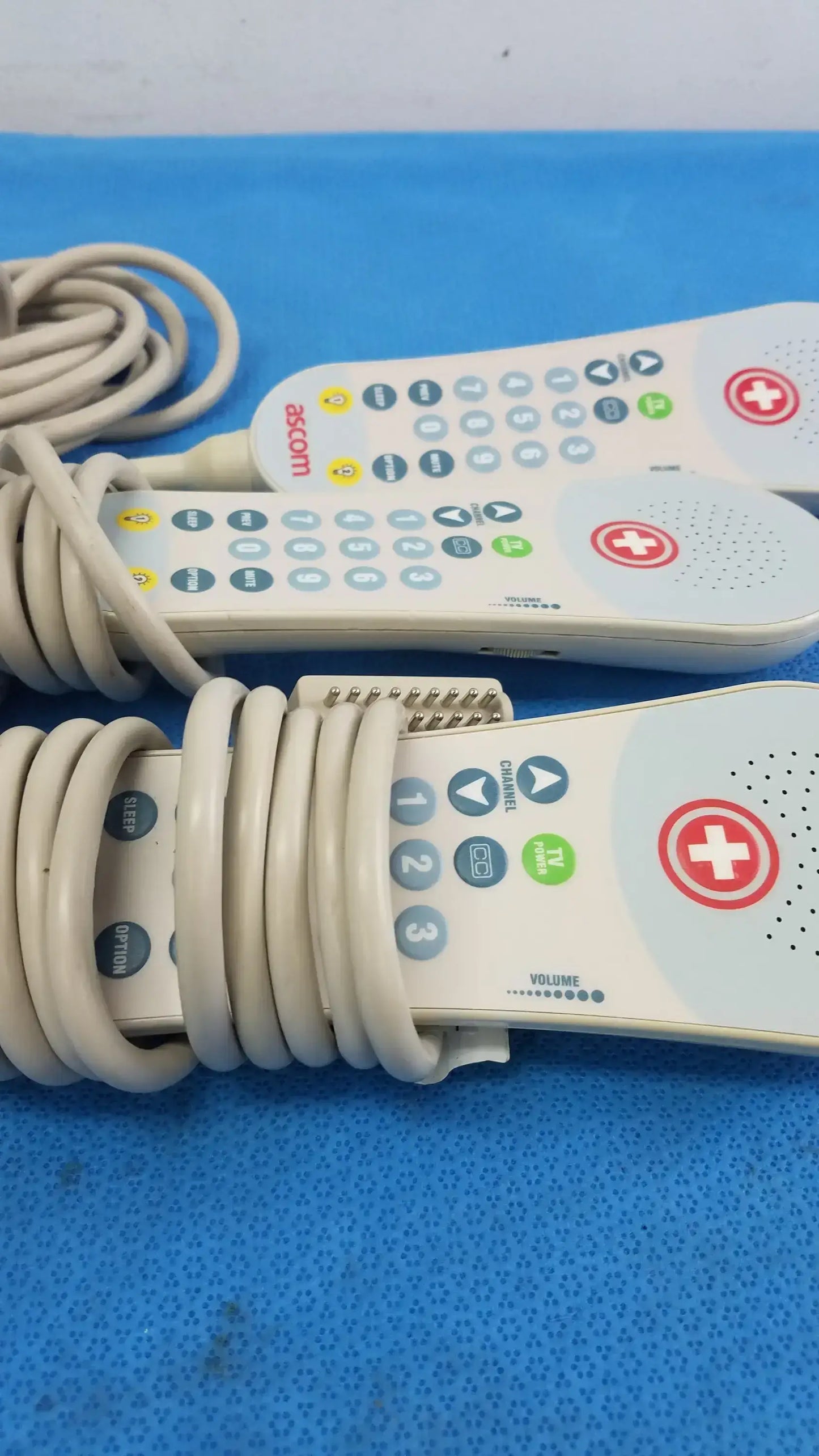Lot of - 3 Ascom patient pillow Speaker Controller HC-PSPKR-DA-A2
