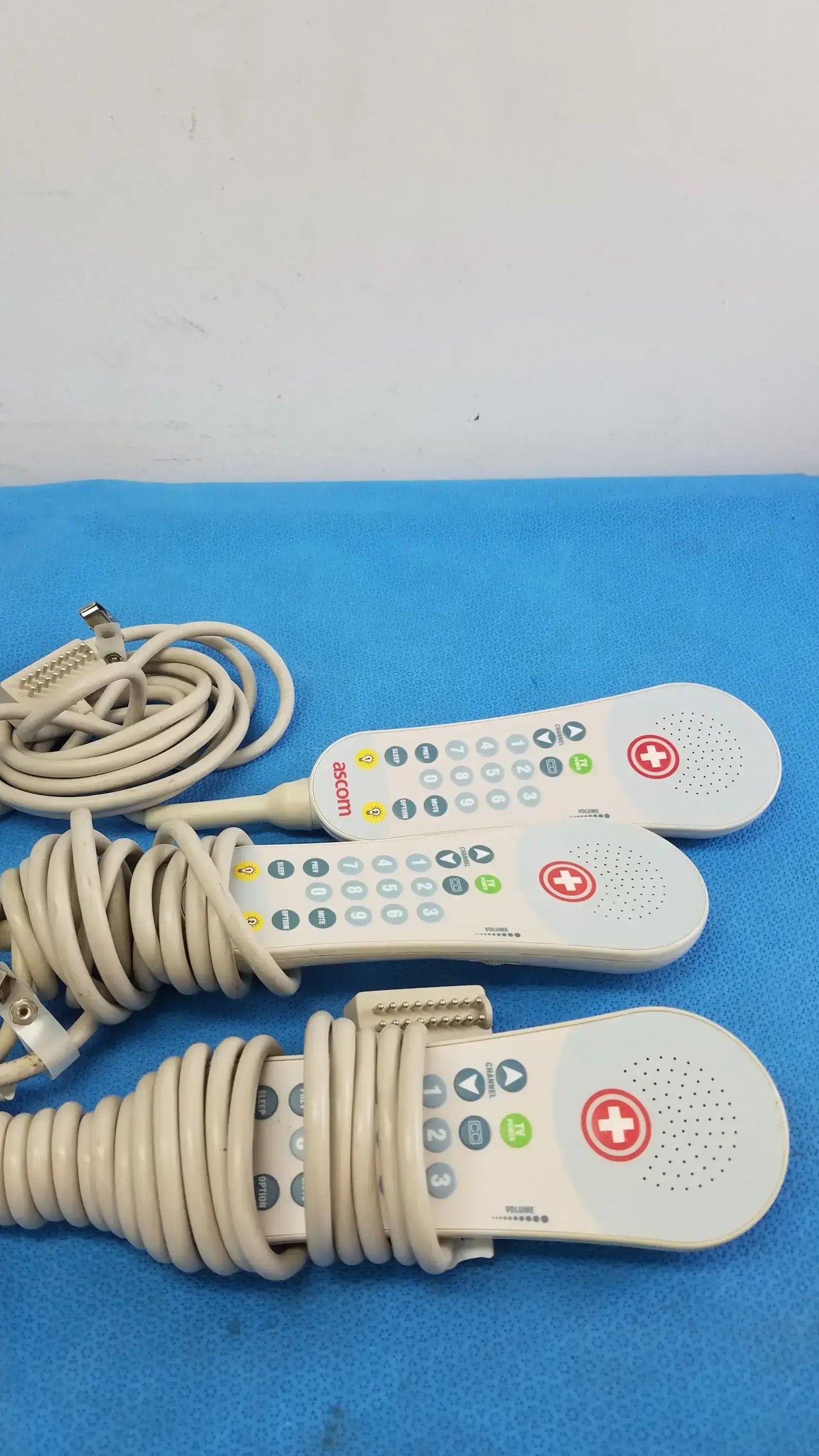 Lot of - 3 Ascom patient pillow Speaker Controller HC-PSPKR-DA-A2